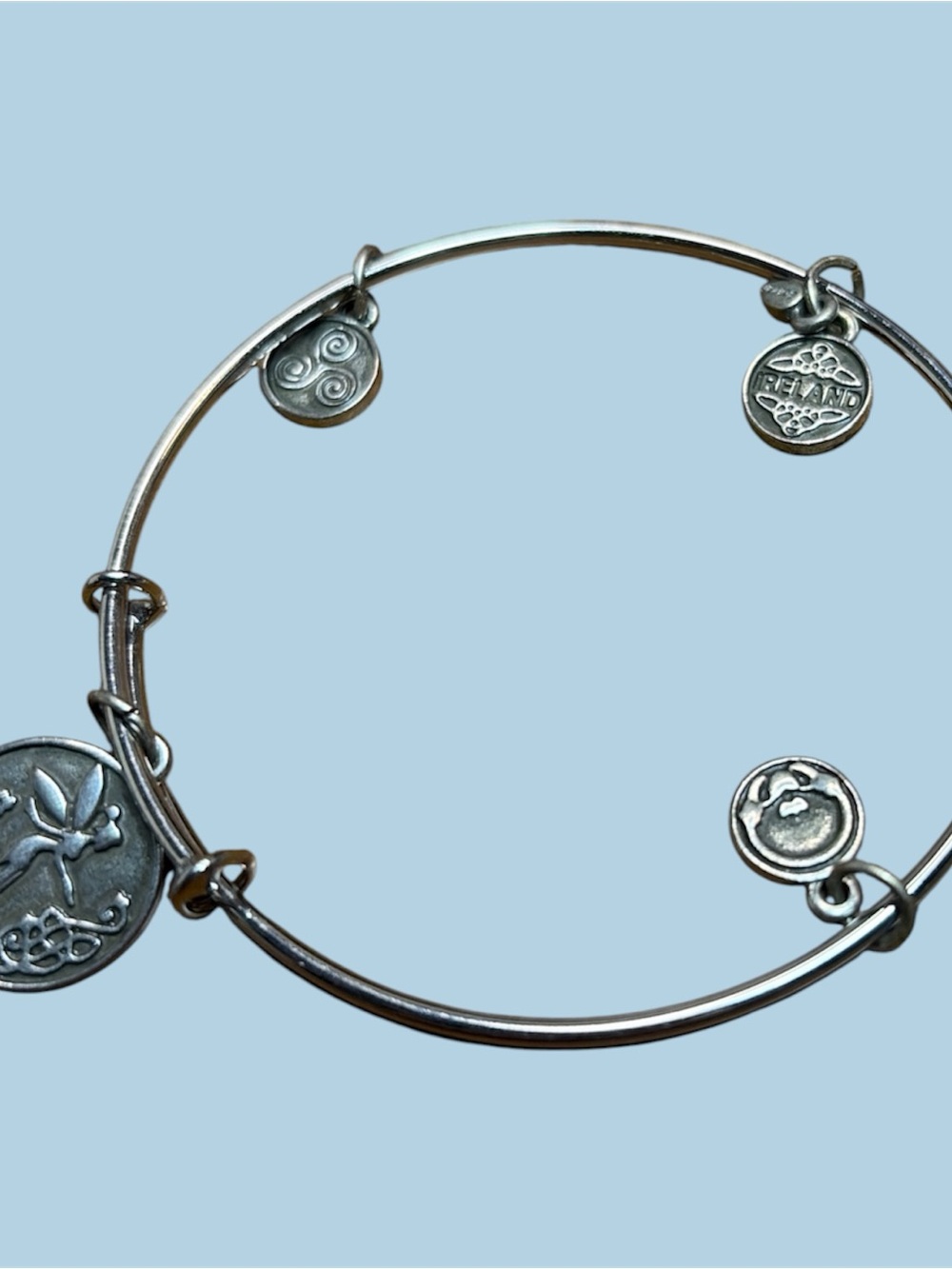 149 Fairy Charm Silver
Tone Bangle